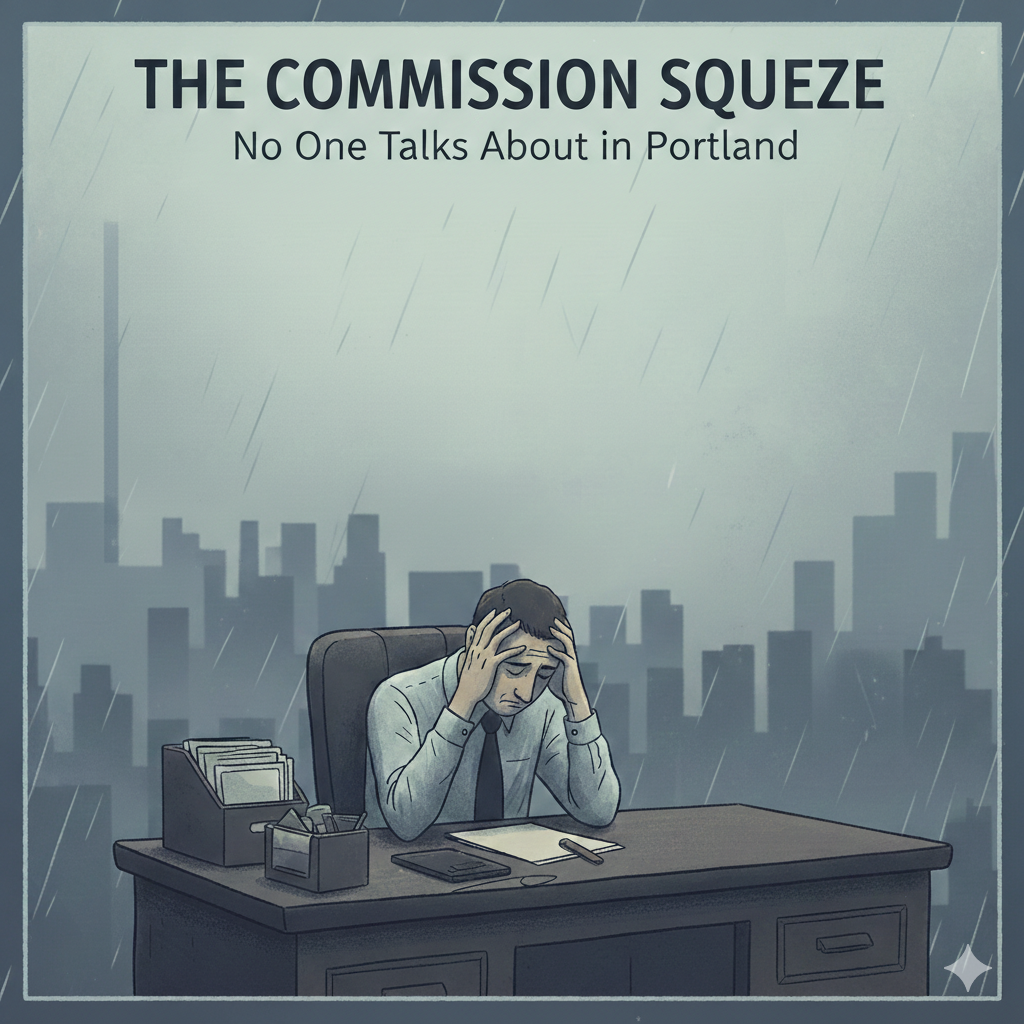 rustrated Portland listing agent experiencing commission compression in a flat housing market